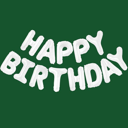 CANREVEL Happy Birthday Banner Decorations + Sign Balloons, by CANREVEL
