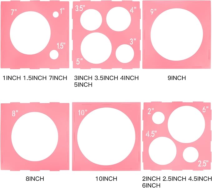 Pllieay 14 Holes Balloon Sizer Box, 1-10 Inch | Plastic Collapsible Balloon - Image 3