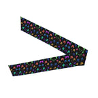 Men's Women Black Colorful Monarch Butterfly Sports Sweatband Multipurpose Novelty Head Ribbon Headdress for Yoga Athletic Spa