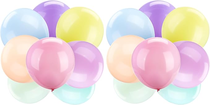 LovesTown 12 PCS Pastel Large Balloons, 36 Inch Latex Giant Balloons by Lovestown