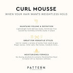 PATTERN Beauty by Tracee Ellis Ross Curl Mousse 8 fl oz- Volume and Hold for Curly Hair 3a-4c