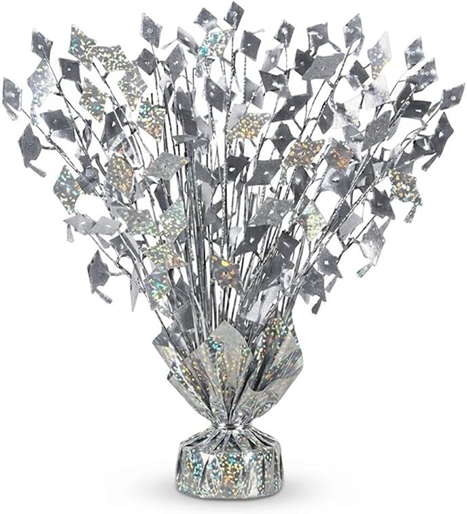 PMU Silver Graduation Balloon Weights, Graduation Centerpieces by PMU