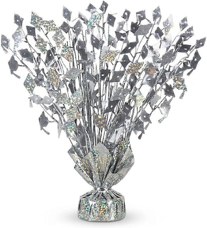 PMU Silver Graduation Balloon Weights, Graduation Centerpieces by PMU