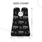 Stretchable Beard Cape, Non-Stick Hair Catcher for Trimming, Waterproof Grooming Apron, Love Heart Diamond Bride Wifey