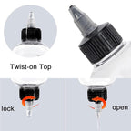 Applicator Bottle for Hair, 16.9oz Hair Applicator Bottle 2 Packs, Hair Color Bottle Applicator with Ratio Graduated Scale, Hair Dye Bottle Applicator with Twist Top Cap