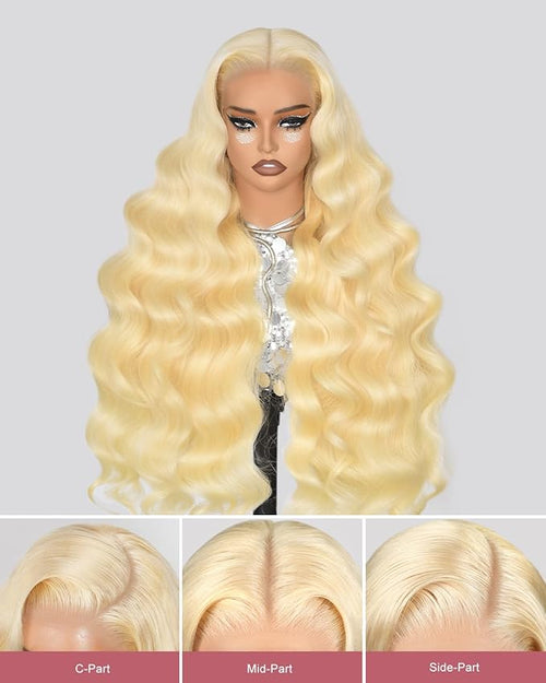 16 Inch Wear And Go Glueless 613 9x6 HD lace front wig Human Hair Pre Plucked Pre Cut For Beginners Human Hair 180% Density Body Wave Lace Front Wigs No Glue Pre Cut 3 Seconds To Wear Glueless Wig