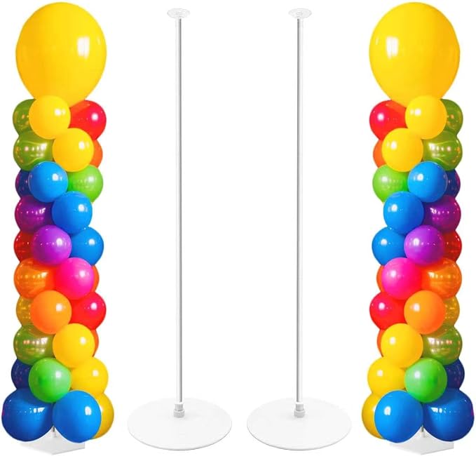 Tamodan Adjustable balloon column kit set of 2, 78 Inch balloon tower Reusable by Tamodan+for+better