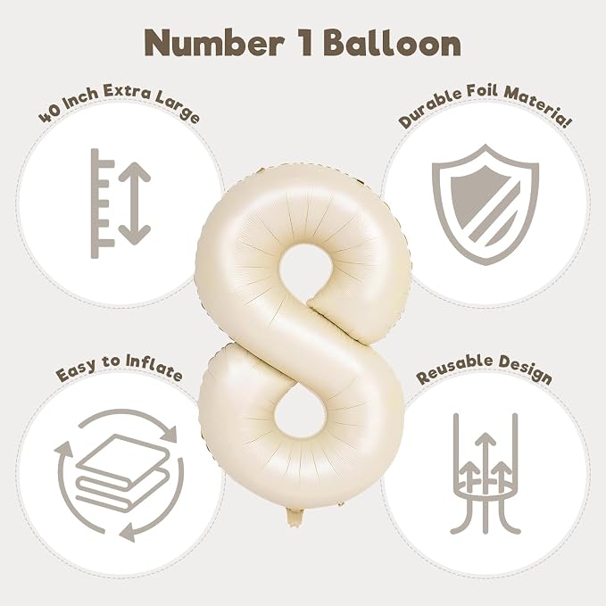 Number Balloons for Birthday Decorations - Image 3