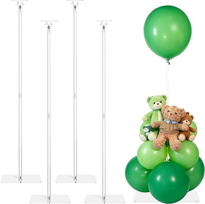 4 Pack Clear Acrylic Balloon Stands by Unknown