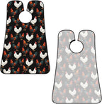 Professional Beard Bib, Non-Stick Hair Catcher Apron Waterproof, Shaving Grooming Essential for Men Dad, Chicken Hens Rooster Shave Bib