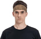Sports Sweatband for Men and Women, Sweat-Absorbing Headbands for Moisture Wicking, Suitable for Fitness Running Cycling Hiking Yoga Football Exercise