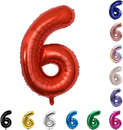 YPSelected 32 Inch Large Foil Helium Number Balloon Birthday Wedding Party 0-9 by YPSelected