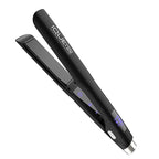 iQUE Flat Iron Hair Straightener & Curler 2-in-1 | Titanium Plates with Ionic Function | Heats in 2 Sec | Adjustable Temp up to 480°F | LCD Display | Dual Styling Tool | Dual Voltage 100-240V | 1.75"