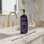 Purple Shampoo for Blonde, Silver & Highlighted Hair – Anti-Brass Toning Shampoo That Neutralizes Yellow Tones – Sulfate-Free, Vegan, Kosher, Color-Safe Formula with Collagen & Blueberry – 13.5 fl oz