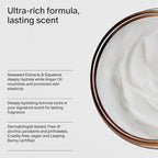 Salt & Stone Body Cream – Santal & Vetiver | Hydrating Formula with Seaweed Extracts, Spirulina & Squalane | Deep Hydration, Skin Barrier Support & Healthy Glow | for all Skin Types (6.7 fl oz)