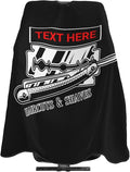 Custom Barber Cape for Men Personalized Professional Hair Cutting Cape with Text for Home Salon Barbershop