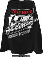 Custom Barber Cape for Men Personalized Professional Hair Cutting Cape with Text for Home Salon Barbershop