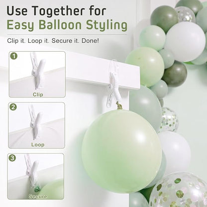 316 Pcs Balloon Arch Clip Set - Image 4
