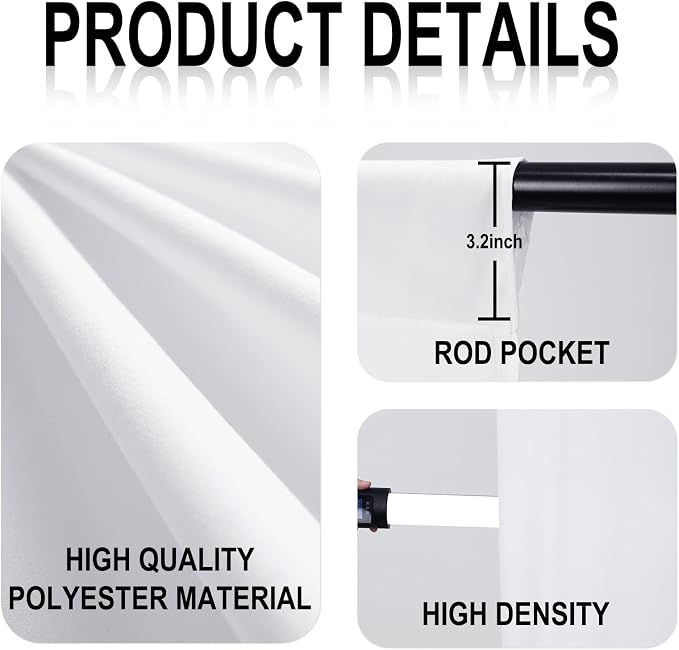 GFCC 10FTx12FT White Backdrop Background - Image 3
