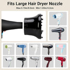 Segbeauty Universal Curly Hair Diffuser, Adaptable Hair Diffuser Attachment for Hair Salon Quality Hairstyling Tool Hair-protective Frizz-free Fast-drying for Dryers with 1.65" - 3.15" Nozzle