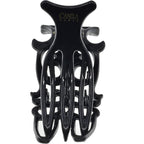 Camila Paris NV74 French Hair Clip for Women, Hair Side Clips, 3 inch Girls Hair Claw Clips Jaw Fashion Durable Styling Hair Accessories for Women, Strong Hold No Slip Grip, Made in France. Black