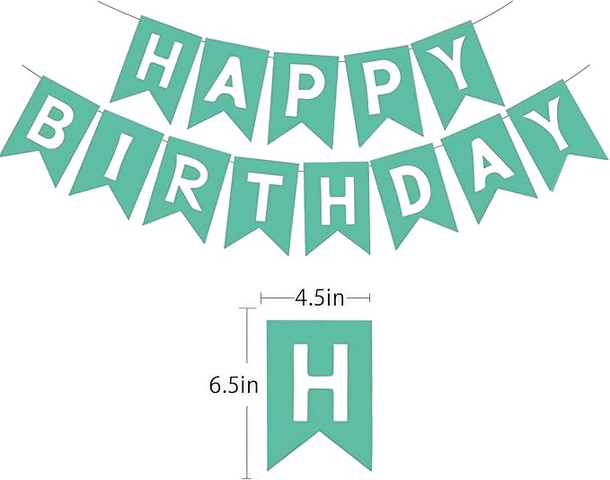 Happy Birthday Banner Birthday Party Supplies - Image 2