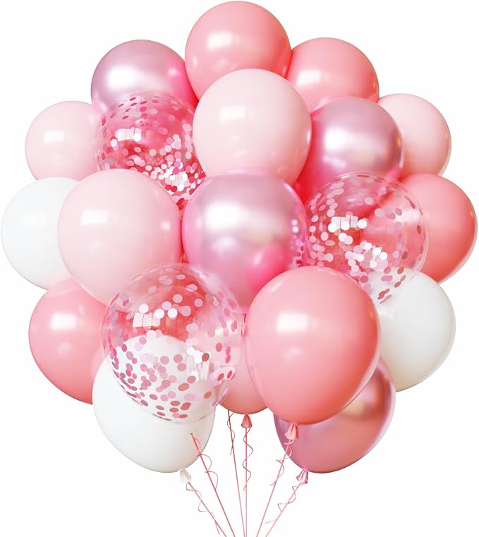 Light Pink and White Balloons Kit by Mobacurty