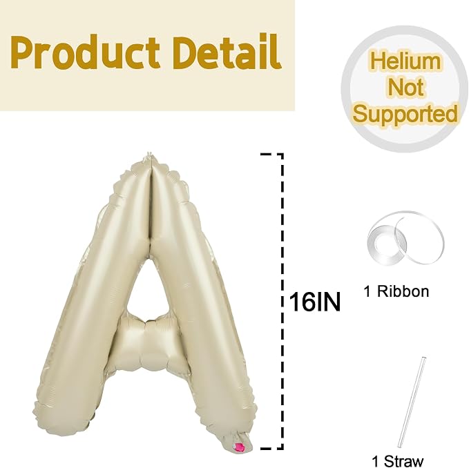 OH BABY Letter Balloons, Baby Shower Party Decorations Gender Reveal Decor - Image 3