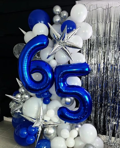 Night Blue Number 6 Balloon 40 inch, 6th Birthday Party Balloons Decorations | - Image 6