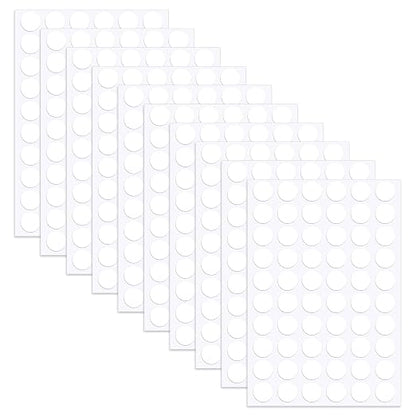 600pcs 0.59 Inch Double Sided Sticky Dots, Mini Clear Glue Adhesive Dots by Juasky