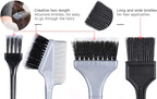 PERFEHAIR Hair Dye Brush Set -4 Pack, Hair Color Applicator Balayage Highlight Tint Brushes Comb Kit-Different Size