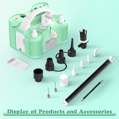 Electric Balloon Pump 4-in-1 Air Pump Portable Electric Balloon Blower Machine - Image 7