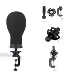 Wig Head 21Inch Canvas Block Head Wig Stand with Mannequin Head for Making Wigs Display Styling