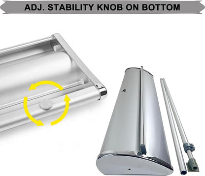 CUSTOM Retractable Banner Stand 33.5"x80" MADE IN USA UV Printing 1-2 DAY - Image 7