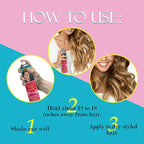 Jerome Russell Temp'ry Spray-on Gold Hair Color, Non-Permanent, Easy to Apply and Wash Off, 2.2 ounce, 3-pack