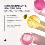 Sparkle Wellness VERISOL Bioactive Hydrolyzed Collagen Peptides | Collagen Powder Supplement with Vitamin C for Skin, Hair & Nail Health | Skin Boost (Acai Lemonade) [30-Serves]