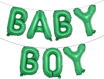 16 inch Baby Boy Girl Banner Foil Letter Balloons Garland by RUIANSI