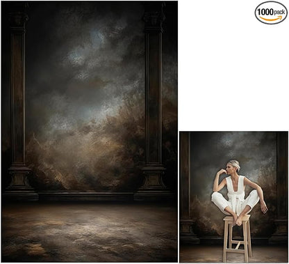 6x9ft Dark Vintage Photography Backdrops Portrait Photo Backdrop Wedding Bridal by HMTFOTO