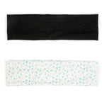 TERSE Boho Headbands for Women Short Hair Floral Headbands Non Slip Elastic Sweat Hairbands Soft Fabric Hair Bands Workout Yoga Running Sport Thin Wrap for Girls