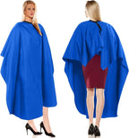 12Pcs Barber Cape 64 x 56'' Large Waterproof Hair Cutting Salon Cape Adjustable Snaps for Hair Dye Salon Stylist Supplies