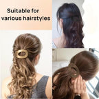 4Pc Large Women Flat Hair Clips, French Flat Hair Claw Clips for Women, Simple and Elegant Duckbill Hair Clip Design, Suitable for Thick Hair