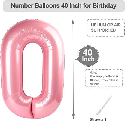 Numbers 50 Balloon 40Inch Gold Balloons - Image 5