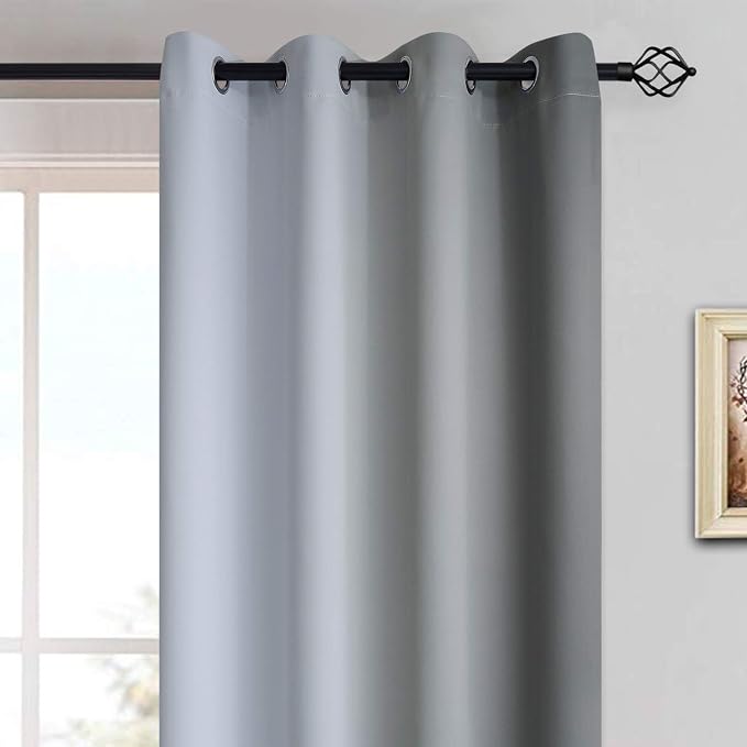 Yakamok Ombre Curtains Grey and Greyish White - Image 3
