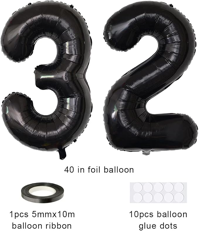 Xihuimay Number 32 Balloons - Image 2