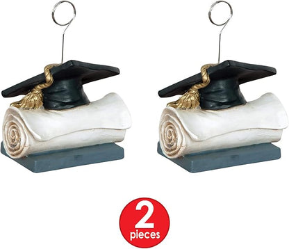 Beistle Grad Cap Photo/Balloon Holders – 2 Count Graduation Weights - Image 4
