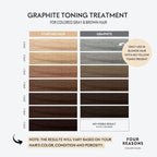 FOUR REASONS Color Mask - Graphite - (27 Colors) Toning Treatment, Color Depositing Conditioner, Tone & Enhance Color-Treated Hair - Semi Permanent Hair Dye, Vegan and Cruelty-Free, 6.76 fl oz