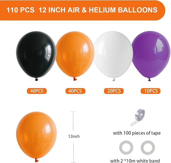Balloons Halloween, Graduation, Opening Decoration - Image 2