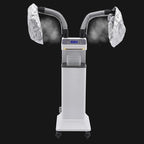 Professional Nano Hair Steamer, 110V 650W Multifunctional Hair Dyeing Machine, Nano Hair Steamer, 2 Steam Caps Hair Oil Machine with Rolling Wheels