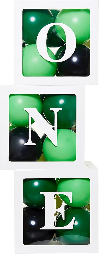 1st Birthday Balloon 'ONE' Boxes - Image 5