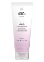 FOUR REASONS Pearl Blonde Hair Toner & Color Depositing Shampoo - Sulfate Free, Vegan, Color Treated Hair, 8.45 Fl Oz (Pearl)